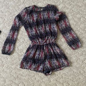 Luca couture long sleeve romper